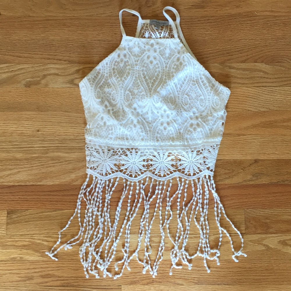 NWOT fun white tank